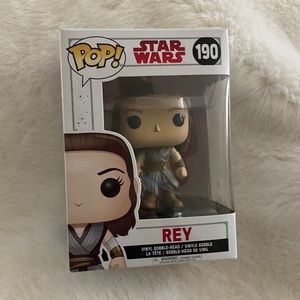 POP Funko Star Wars Rey Vinyl Bobble-Head Figure